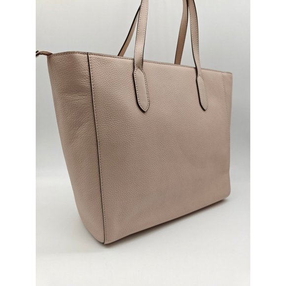 MICHAEL KORS Sinclair East West large studs leather medium tote bag - PINK - Picture 8 of 14